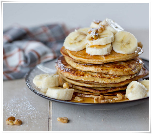 Five Ingredient Blender Protein Pancakes