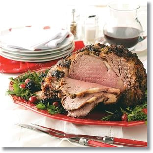 herb crusted prime rib