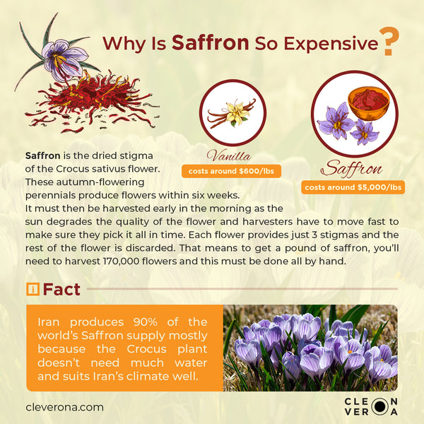 why is saffron so expensive