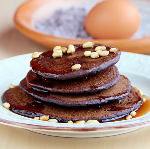 blue corn pancakes