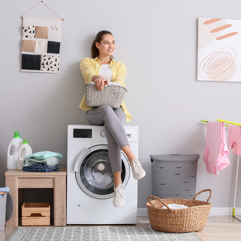 cleaning the washer and dryer