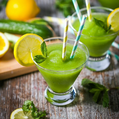 Frozen Cucumber Lemonade Cocktail