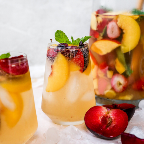 ginger peach sangria