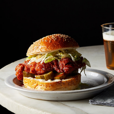 hot chicken sandwich