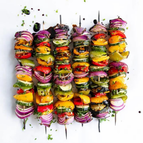 Easy Grilled Veggie Skewers