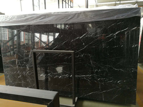 Nero marquina marble slab