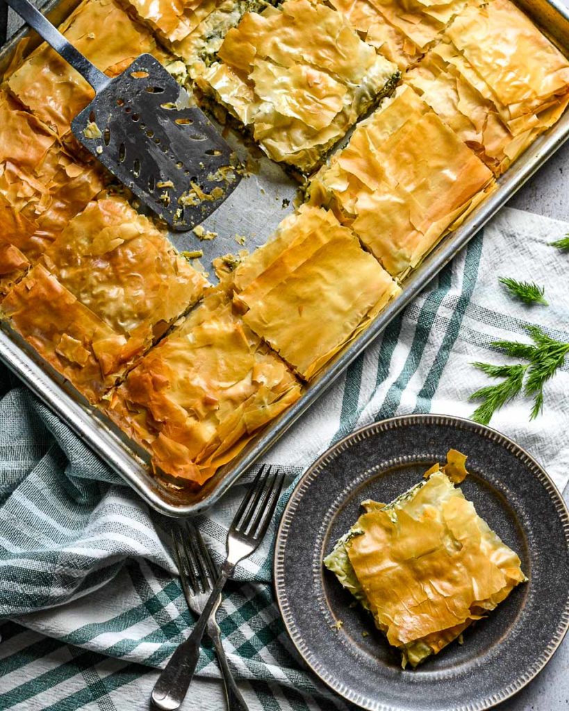 Spinach Phyllo Tray - Green Olive Oxnard product image