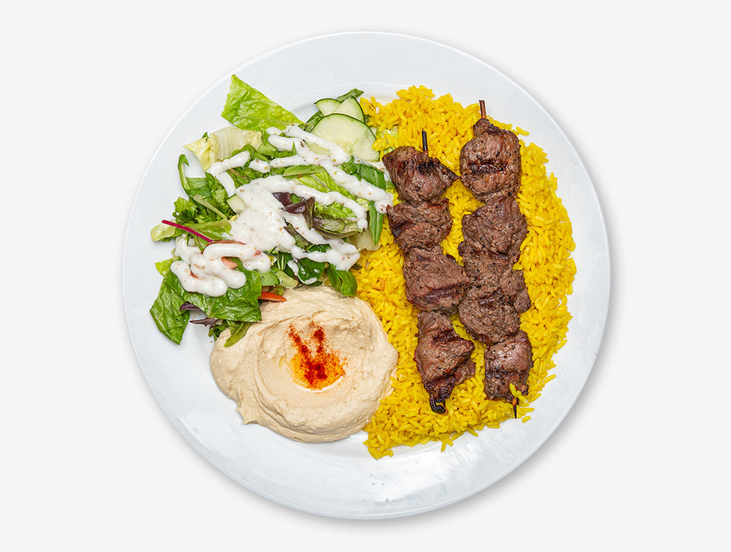 Filet Mignon Beef Kabob Plate - Green Olive Oxnard product image