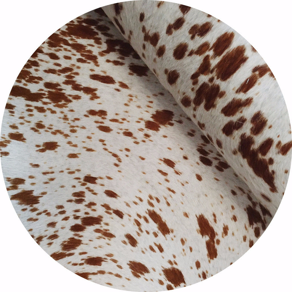 White Tortoise Cowhide Rug East Coast Leather