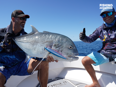 FISHING ADDICTION Great Barrier Reef giant trevally