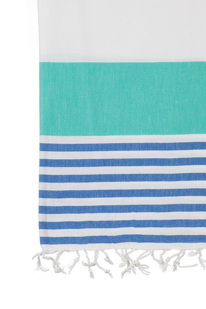 Turkish Towel Co 100% Cotton Ocean Sea Green Beach Towel Turkish Towel