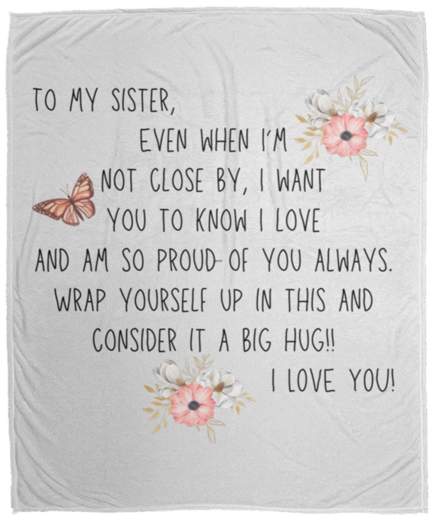 Sister- Cozy Plush Fleece Blanket - 50x60