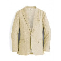 BRAND BEIGE TWO BUTTONS LINEN BLAZER