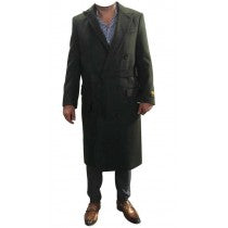 WOOL OVERCOAT DOUBLE BREASTED TOP COAT SUIT