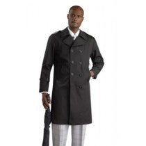 BREASTED COAT LONG RAIN COAT ~ TRENCH COAT