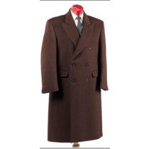 BREASTED COAT WOOL LONG OVERCOAT