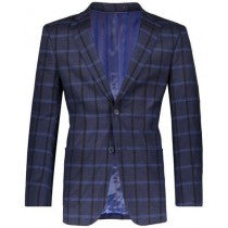 BUTTON PLAID ~ WINDOWPANE ~ CHECKER MENS BLAZER