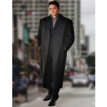 BUTTON TOPCOAT IN PURE CASHMERE
