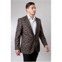 JACKET SIDE VENTS SLIM FIT CAMOUFLAGE BLAZER