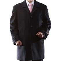 CASHMERE TOPCOAT 3 QUARTER LENGTH NOTCH LAPEL