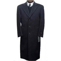 MODEL BUTTON FRONT WOOL & CASHMERE 45 INCH COAT