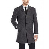mens wool car coat carcoat grey