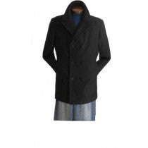 BROAD LAPELS SIDE POCKET PEA COAT