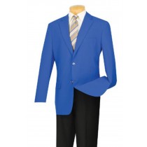 BLAZER JACKET WITH GOLD BUTTONS ROYAL BLUE