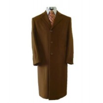 CARCOAT SINGLE BREASTED THREE BUTTON TAN