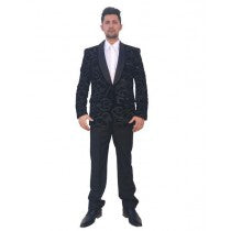 BLACK SHAWL LAPEL BLAZER SPORT COAT