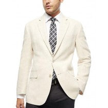 CREAM ~ OFF WHITE TWO BUTTON SPORT COAT