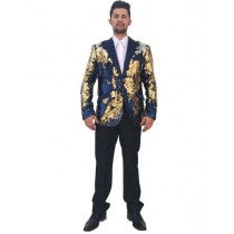 SINGLE BREASTED NAVY BLAZER SPORT COAT