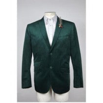 VELVET BLAZER JACKET OLIVE GREEN SPORTCOAT