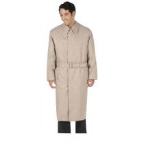 MENS FULL BELT RAGLAN SLEEVES TAN TRENCH COAT