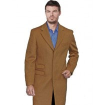 CAMEL SINGLE BREASTED NOTCH LAPEL CAR COAT