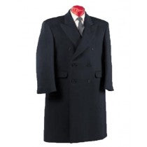 DOUBLE BREASTED WOOL LONG OVERCOAT