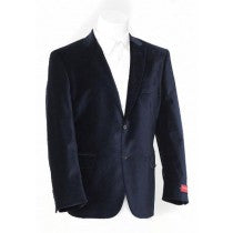 NAVY BLUE TWO BUTTON VELVET SPORTS