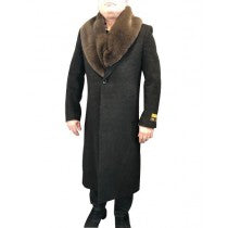 pockets brown alberto nardoni overcoat