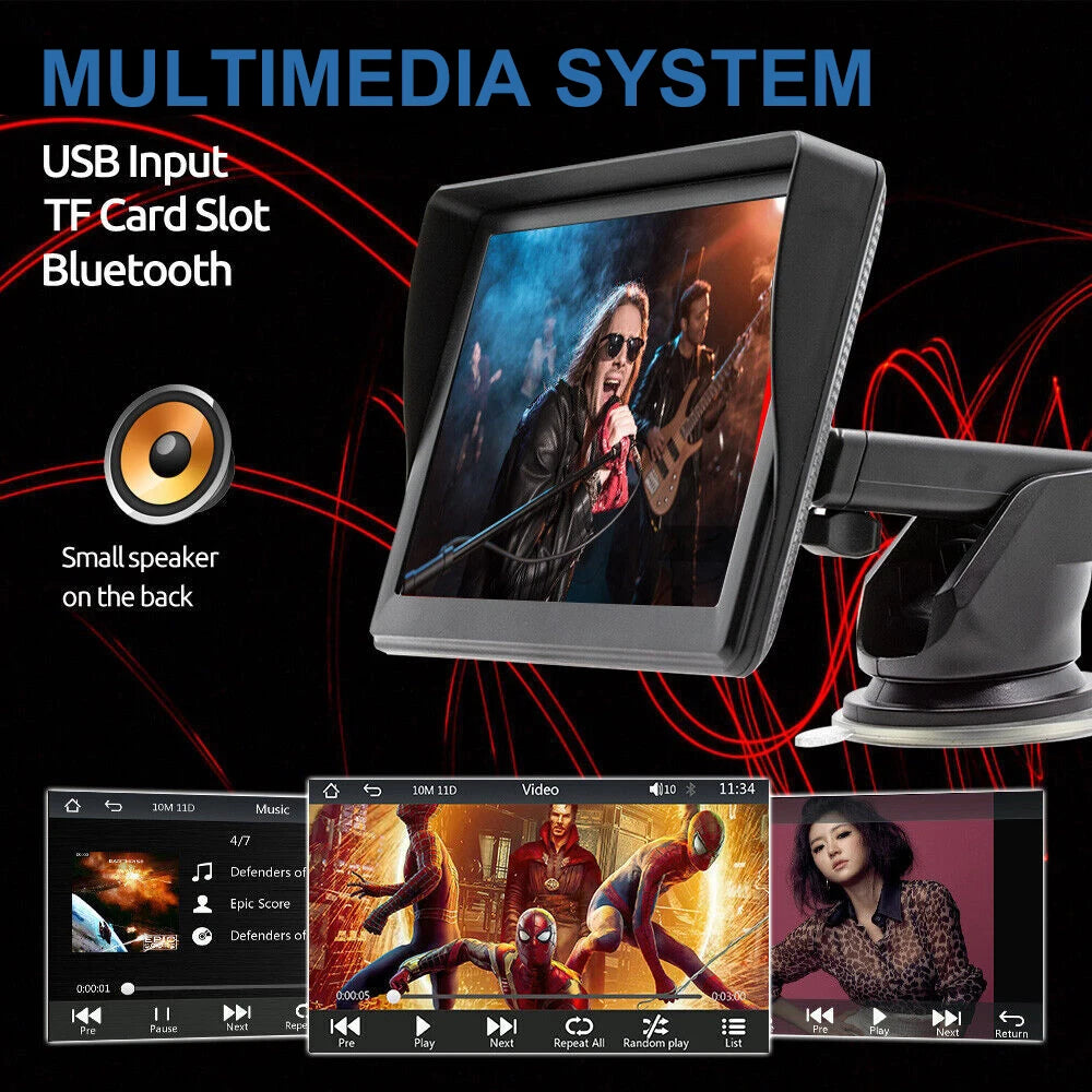 Universal 7" Touch Screen Wireless Apple Carplay - Image 3