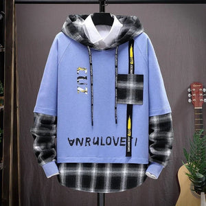 Men Clothing Long Sleeve Pullover Hoodie - Shopminx