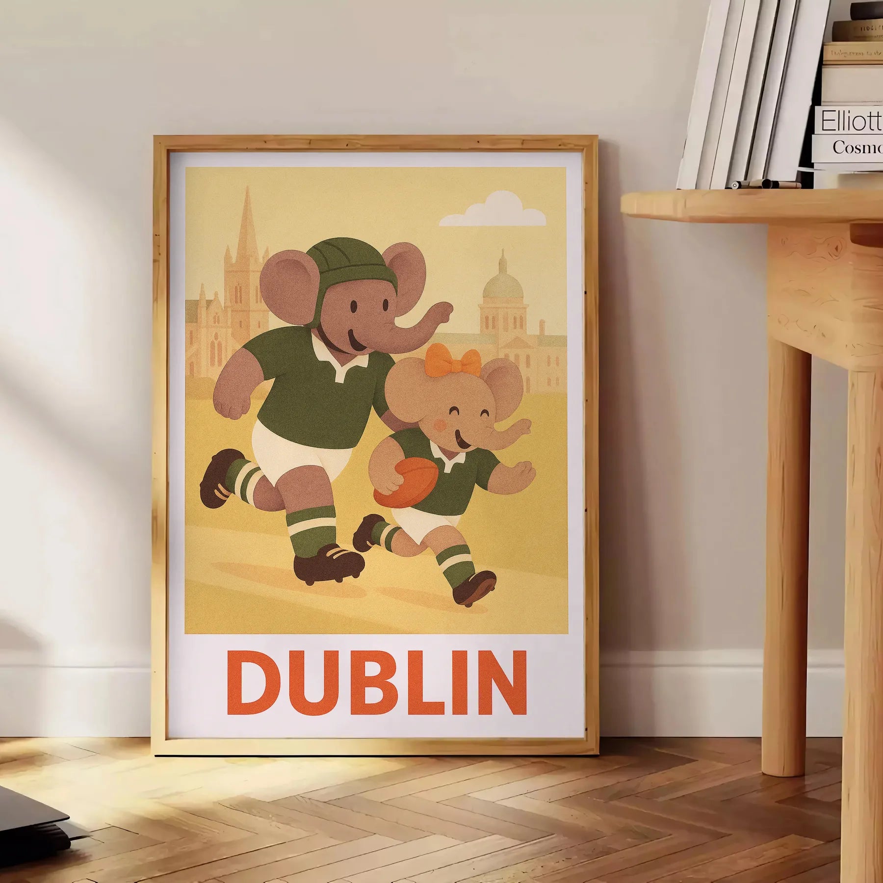 Kid Poster Elephant Rugby Dublin