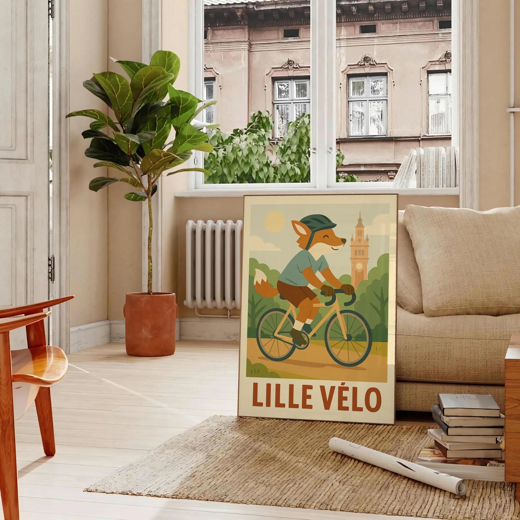 Kid Poster Fox Lille Cycling