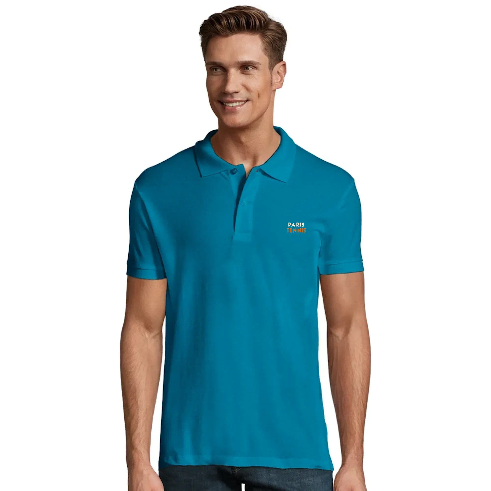 Polo Paris Tennis 3 - Embroidered Design