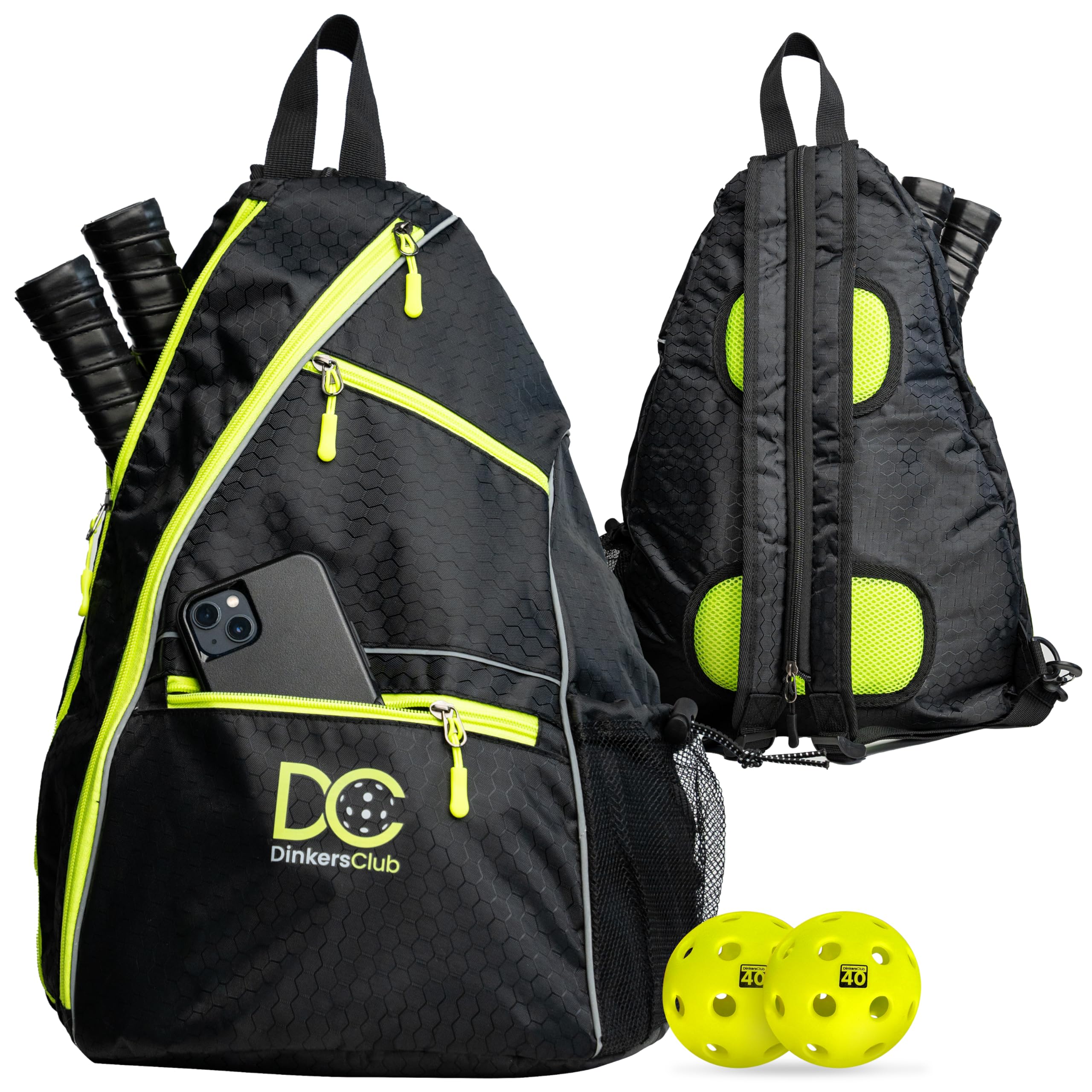 DinkersClub Pickleball backpack/sling bag - for men or women - DinkersClub product image