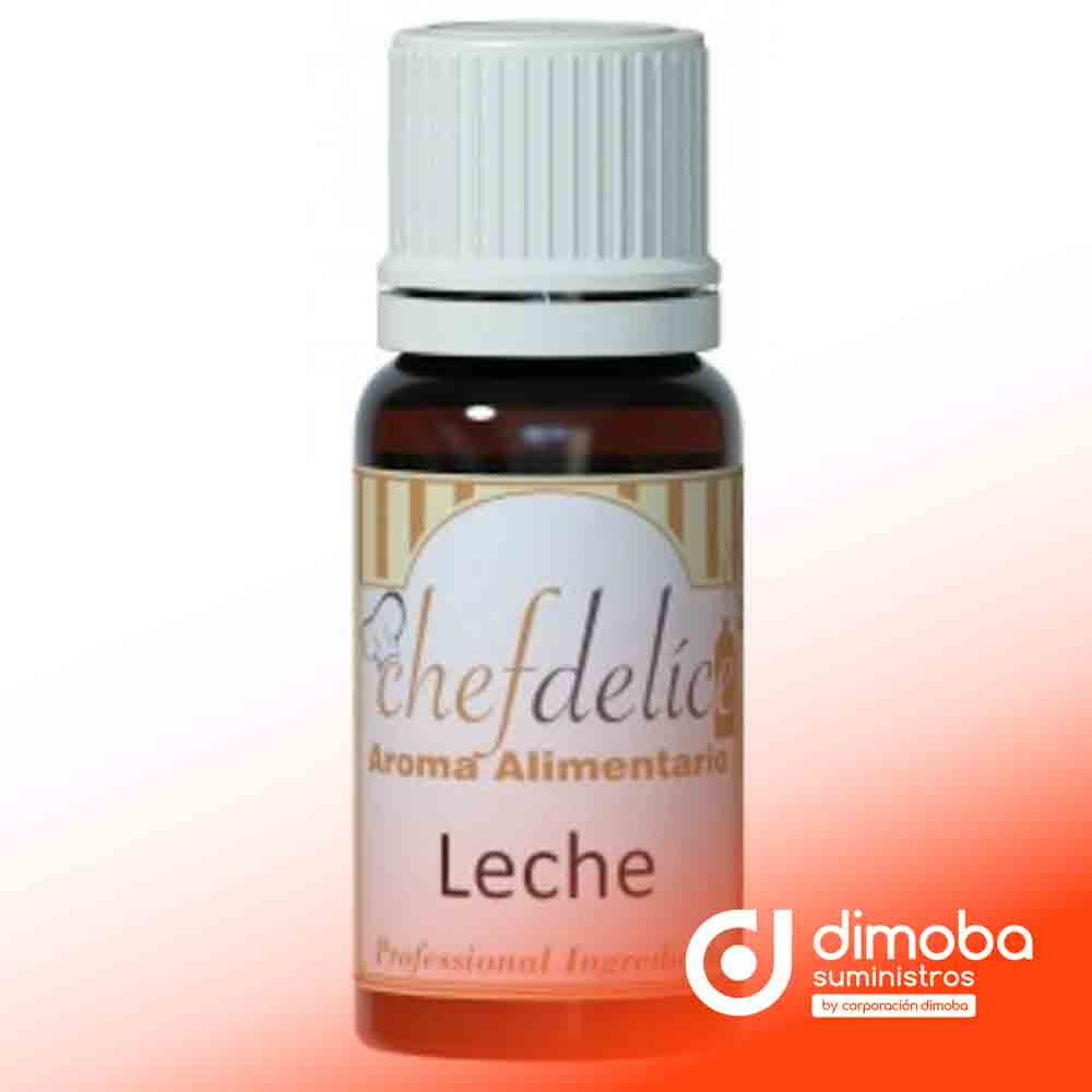 Aroma Concentrado Leche 10 ml. Chefdelice. Tipo Aromas y Extractos
