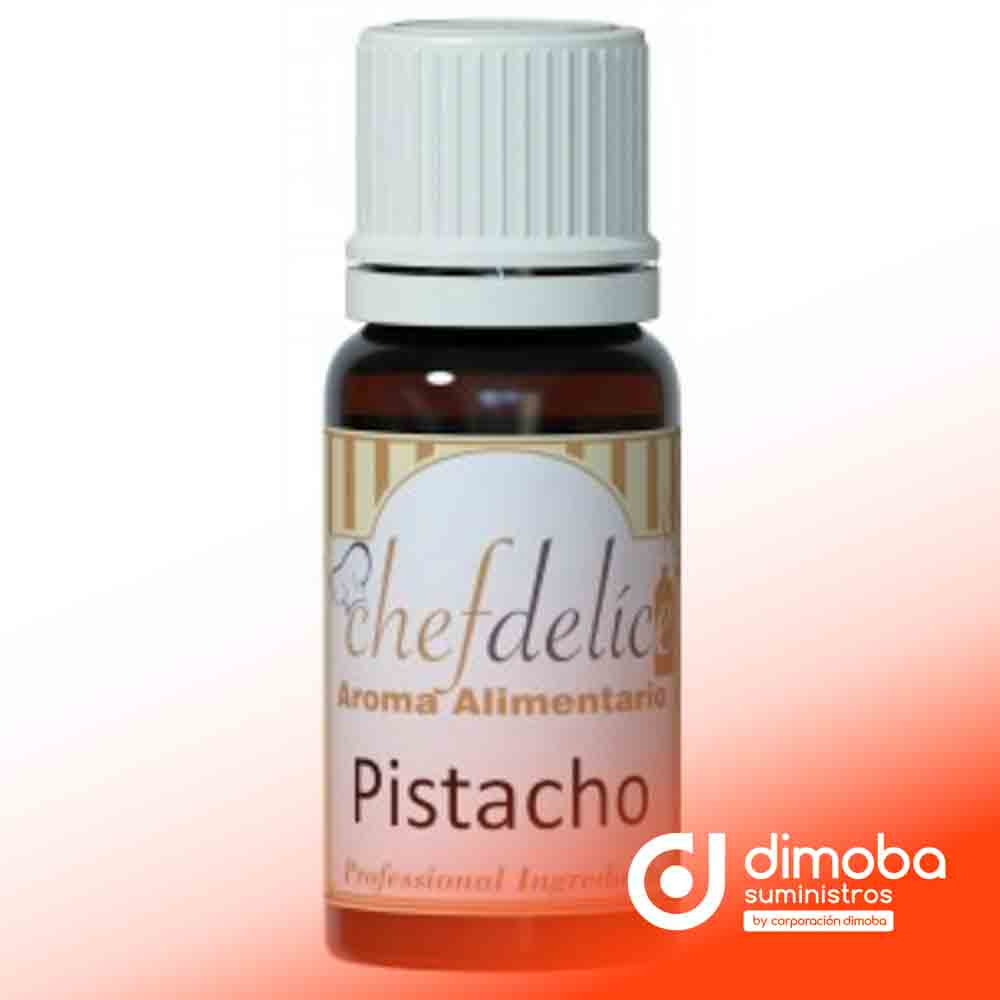 Aroma Concentrado Pistacho 10 ml. Chefdelice. Tipo Ingredientes para Repostería