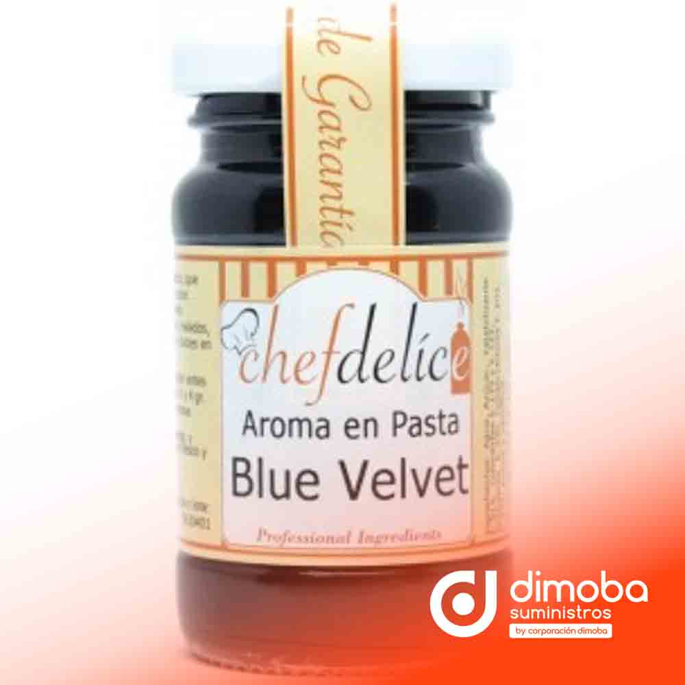 Aroma en Pasta Blue Velvet 50 gr. Chefdelice. Tipo Aromas y Extractos