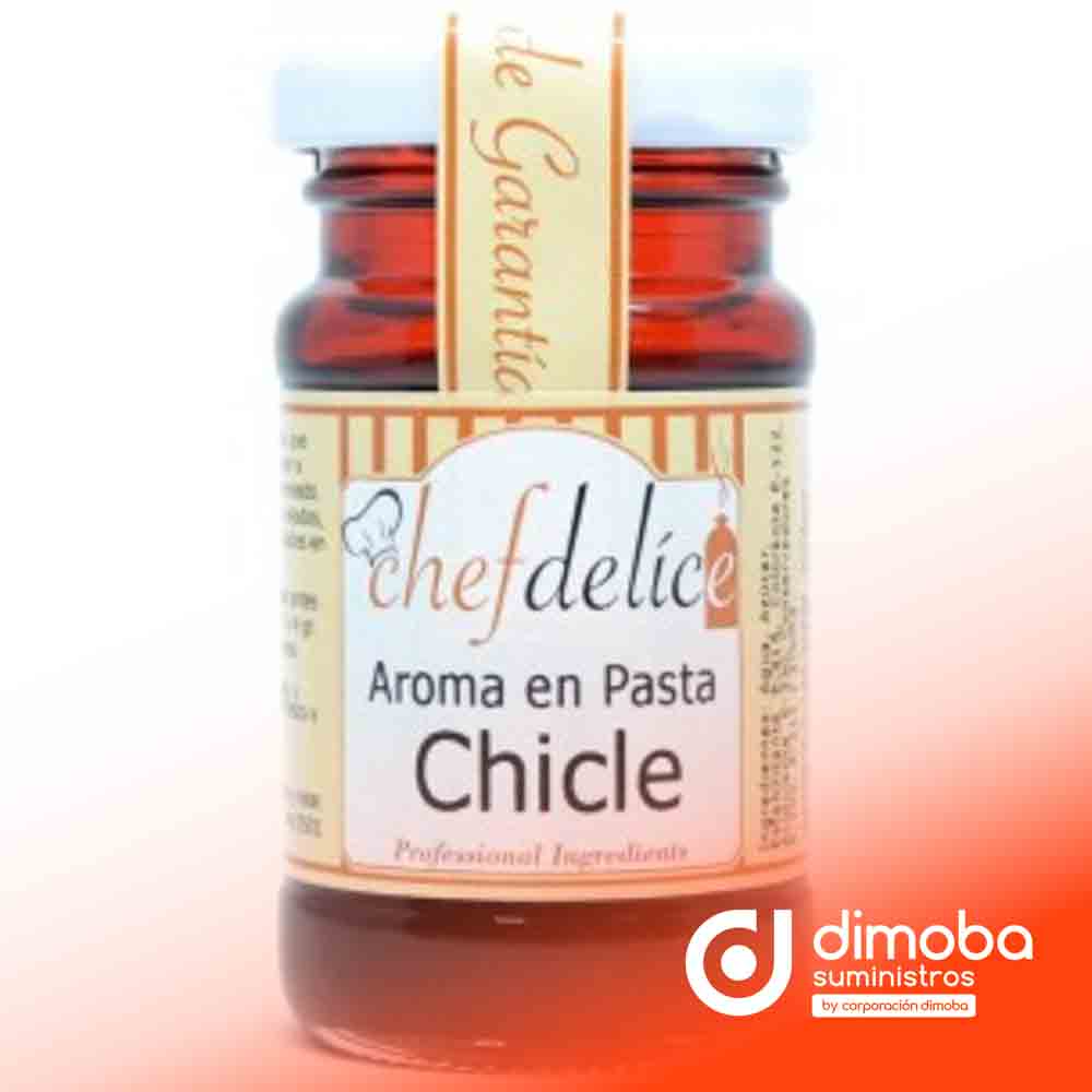 Aroma en Pasta Chicle 50 gr. Chefdelice. Tipo Aromas y Extractos