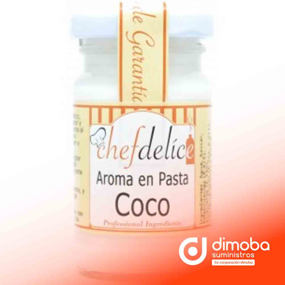 Aroma en Pasta Coco 50 gr. Chefdelice. Tipo Aromas y Extractos