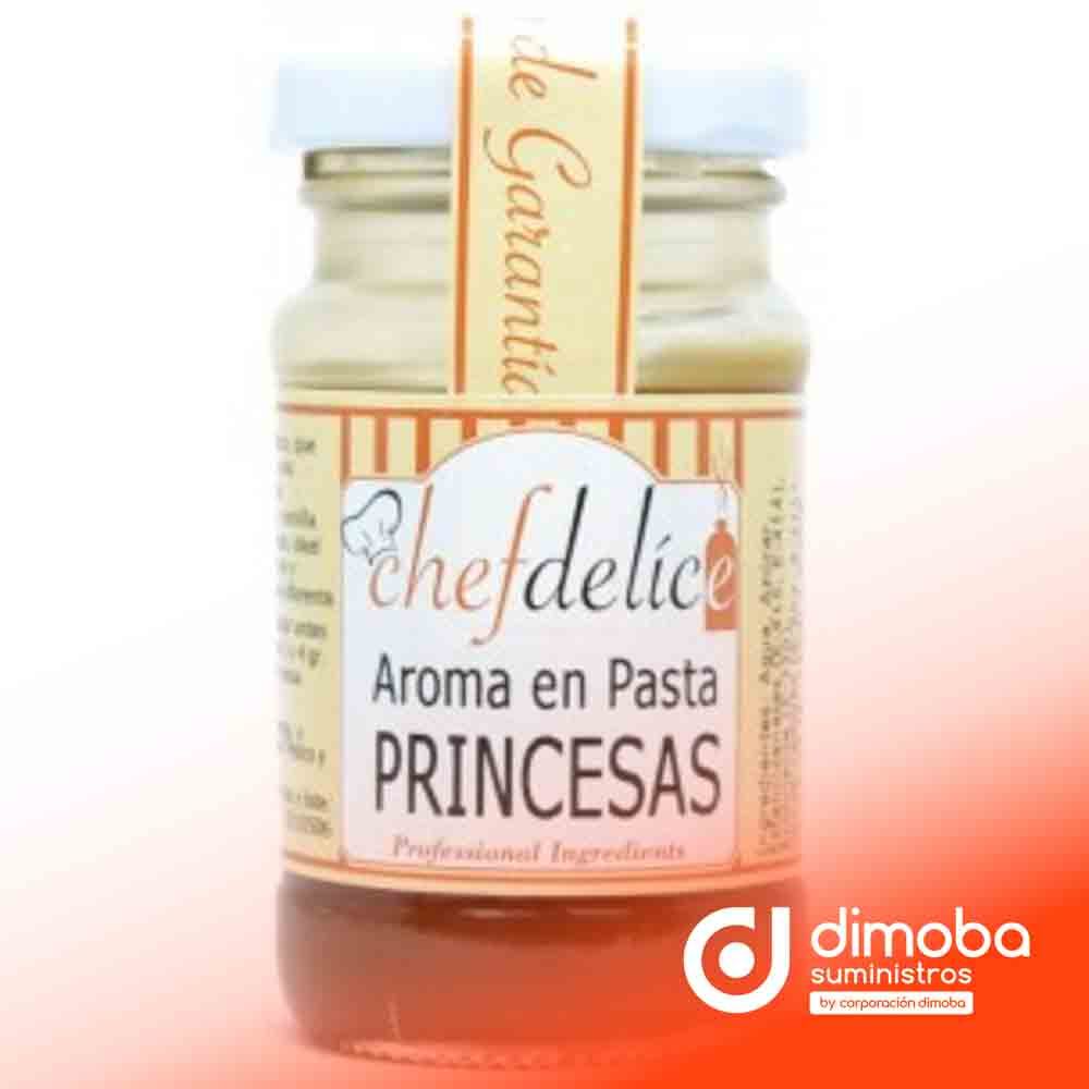 Aroma en Pasta Princesas 50 gr. Chefdelice. Tipo Aromas y Extractos